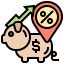 Fixed interest rate icon 64x64