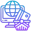 Online shopping icon 64x64