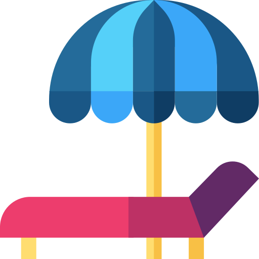 Sun bath icon