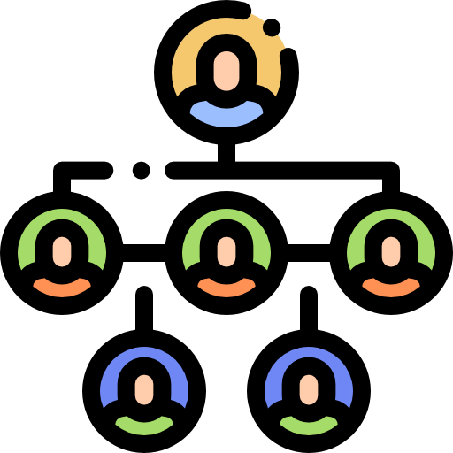 Hierarchical structure icon