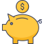 Piggy bank icône 64x64