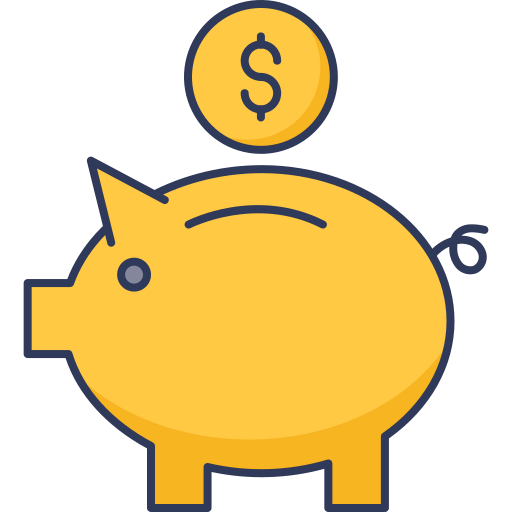 Piggy bank icon