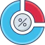 Pie chart icon 64x64
