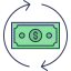 Dollar note icon 64x64