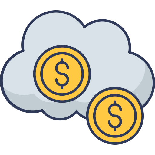 Cloud banking icon