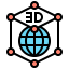 3d graphics icon 64x64