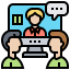 Video conference Symbol 64x64
