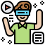 Virtual reality Symbol 64x64
