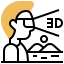 Virtual glasses Symbol 64x64