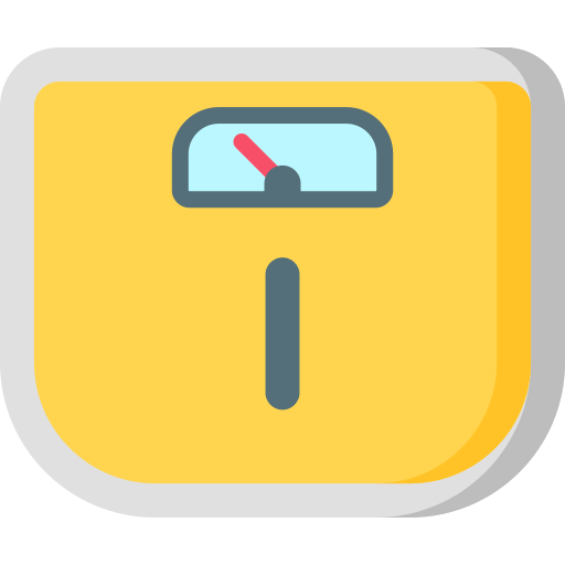 Weight scale icon