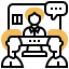 Video conference Symbol 64x64