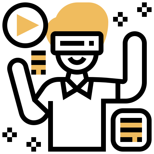 Virtual reality icon