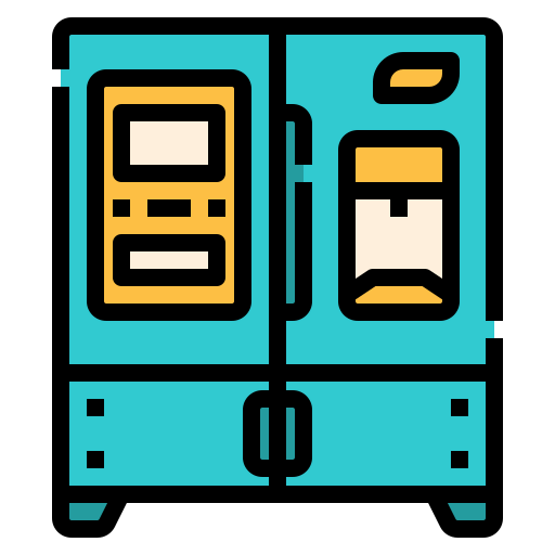 Smart refrigerator icon