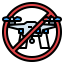 No drone zone ícone 64x64