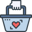 Shopping basket icon 64x64