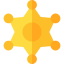 Sheriff badge Symbol 64x64
