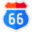 Route 66 Symbol 64x64