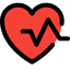 Heart beat icon 64x64