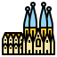 Sagrada familia icon 64x64