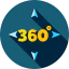 360 degrees icon 64x64