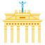Brandenburg gate icon 64x64