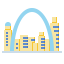 Gateway arch icon 64x64