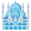 Blue mosque icon 64x64