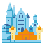 Neuschwanstein castle icon 64x64