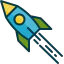 Ракета иконка 64x64