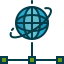 Global connection icon 64x64