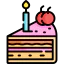 Birthday cake icon 64x64