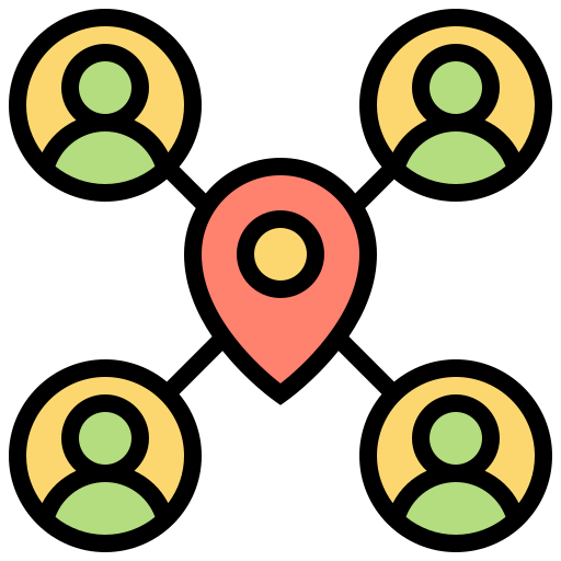 Meeting point icon