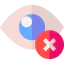 Closed eyes icon 64x64