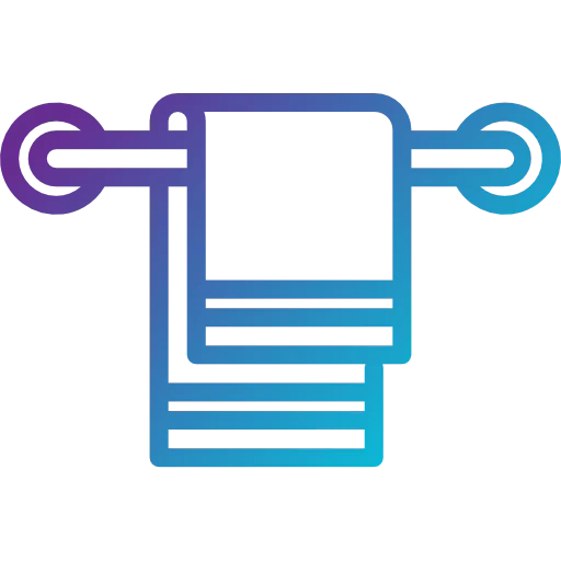 Towel rack icon
