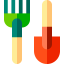 Gardening tools icon 64x64
