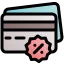 Credit card payment icon 64x64