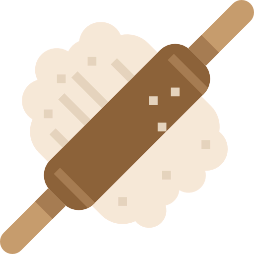 Dough rolling icon