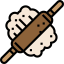 Dough rolling icon 64x64