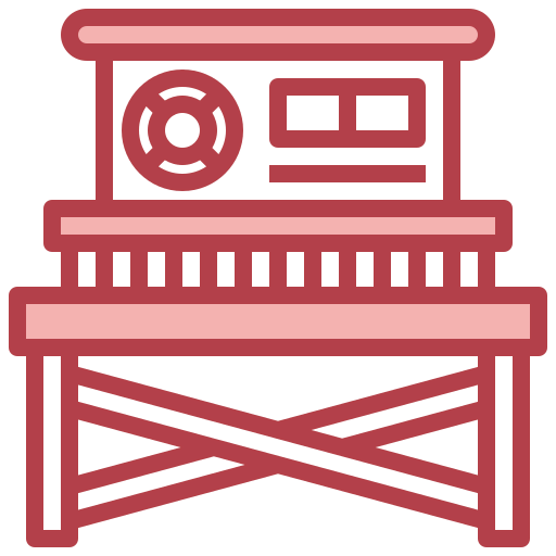 Lifeguard tower icon