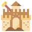 Sand castle Symbol 64x64