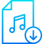 Music file icon 64x64