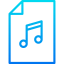 Music file icon 64x64