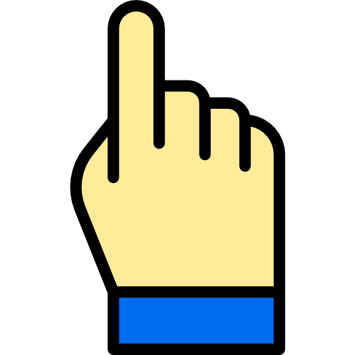 Hand cursor icon