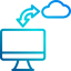 Data transfer icon 64x64