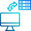Data transfer icon 64x64
