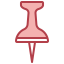 Push pin icon 64x64