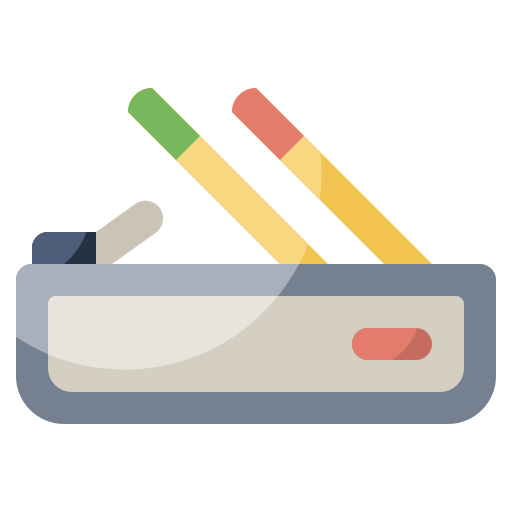 Pencil case icon