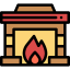Fireplace icon 64x64