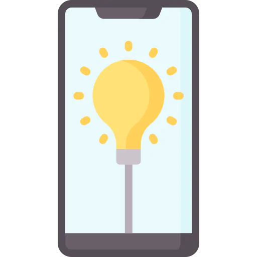 Smart lighting icon