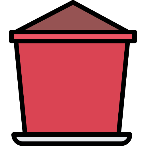 Flower pot icon